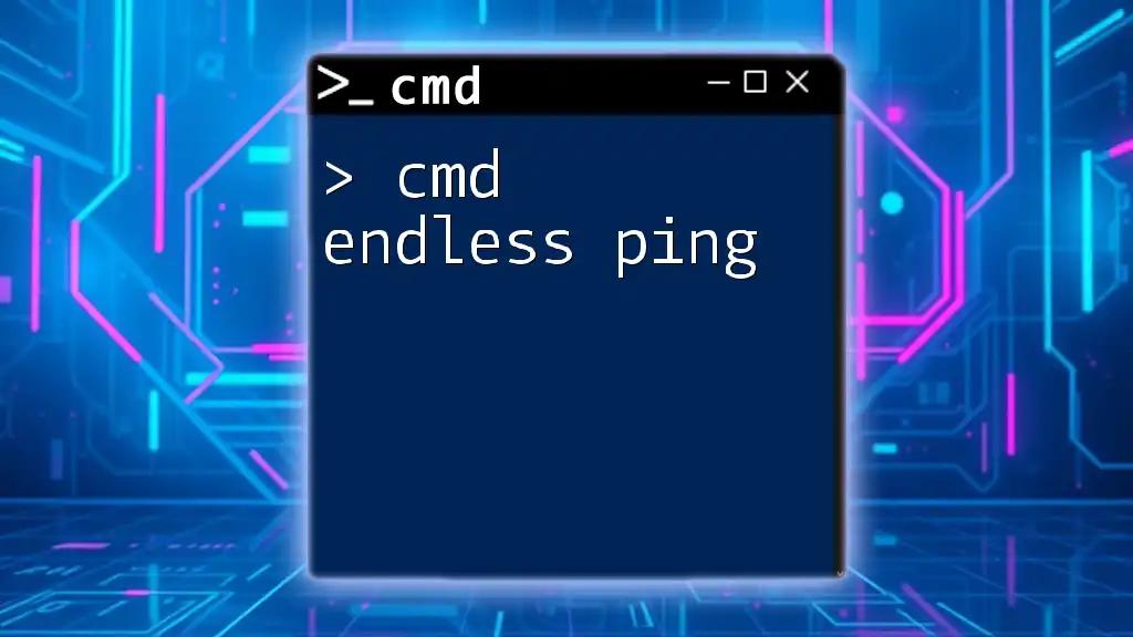 Master Cmd Endless Ping with Simple Steps