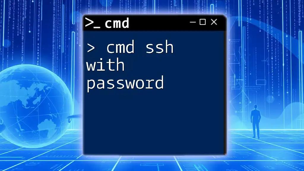 Cmd SSH with Password: A Quick Guide to Accessing Systems