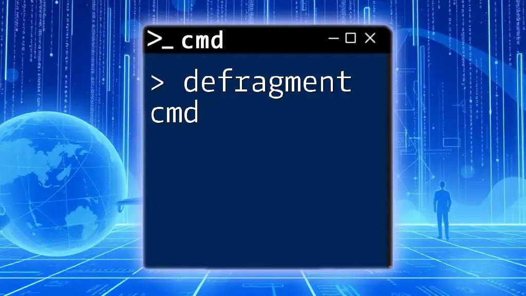 Defragment Cmd: Optimize Your PC Efficiently