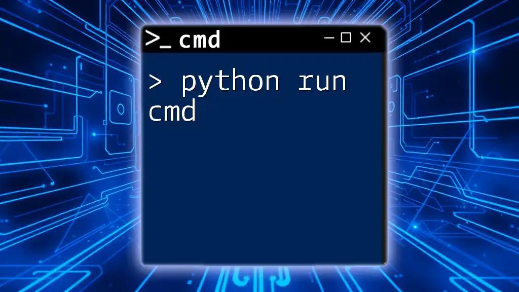 Master Python Run Cmd Like a Pro