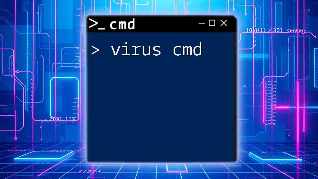 Virus Cmd: Mastering Command Line Security