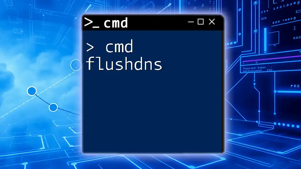 Mastering Cmd Flushdns for Quick Network Troubleshooting
